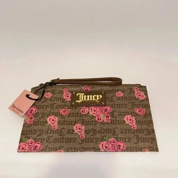 Juicy Couture Brown wristlet bag wallet - Picture 1 of 8